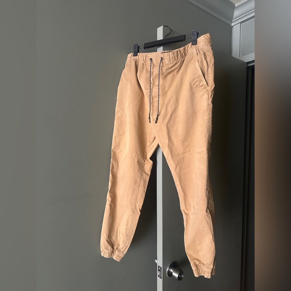 American Eagle Outfitters Tan Sweatpants Relaxed Fit